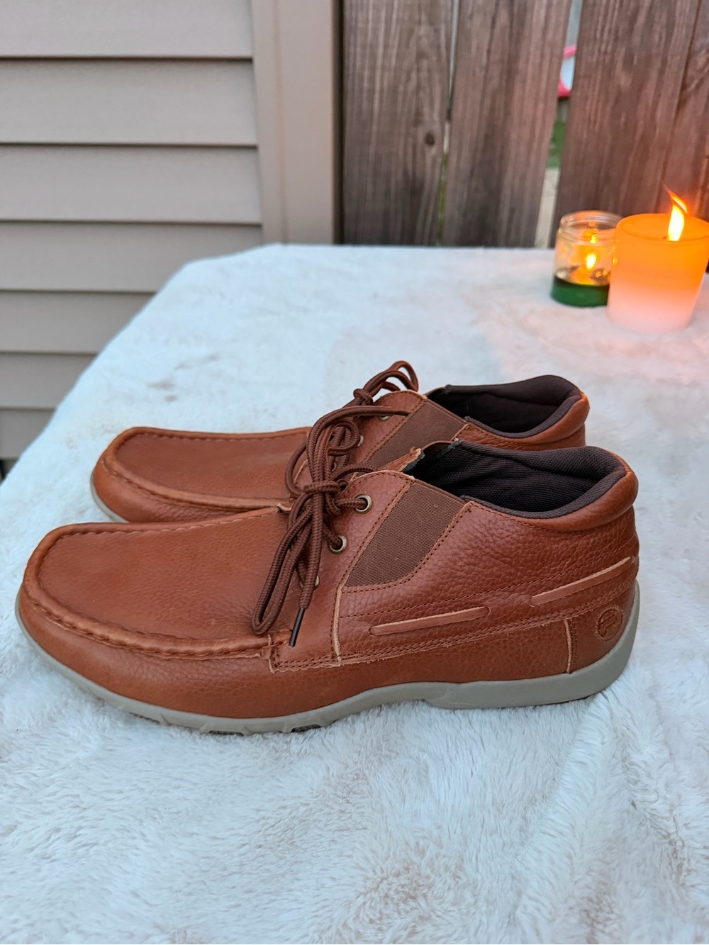 Roper Men's Chestnut Brown Leather Chukka Boots